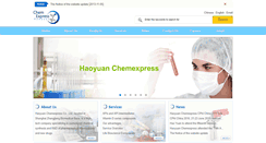 Desktop Screenshot of chemexpress.com.cn